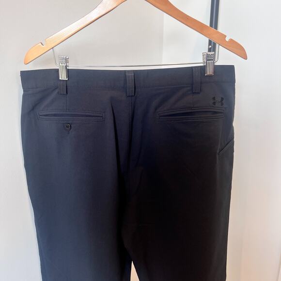 Under Armour Golf Performance Black Pants Mens Size 36 x 30 - Picture 3 of 7